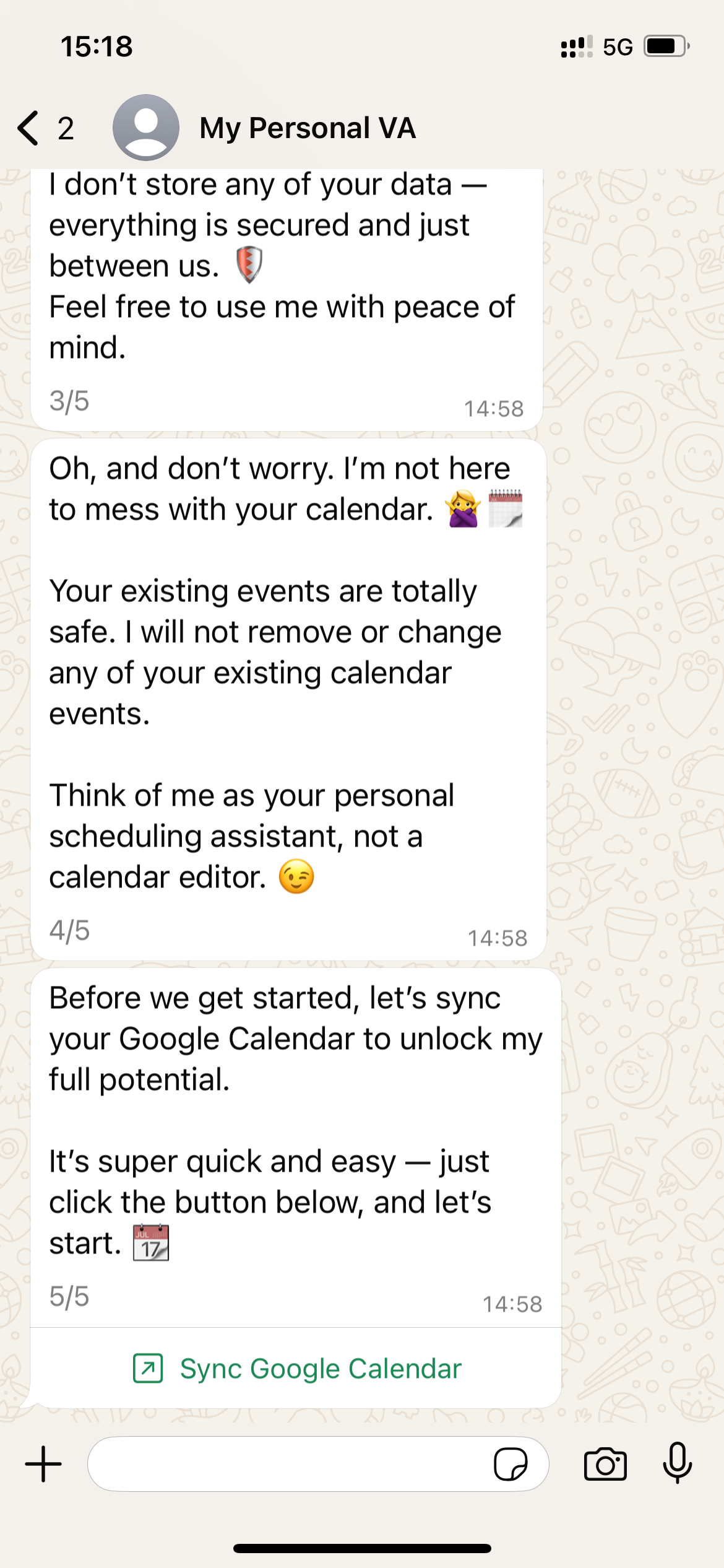 Sync your calendar